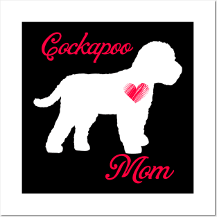 Cockapoo terrier mom   cute mother's day t shirt for dog lovers Posters and Art